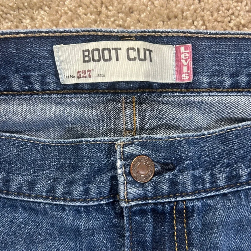 Levis 527 Boot Cut Jeans Men 44x32 100% Cotton Boot Cut Denim Pants